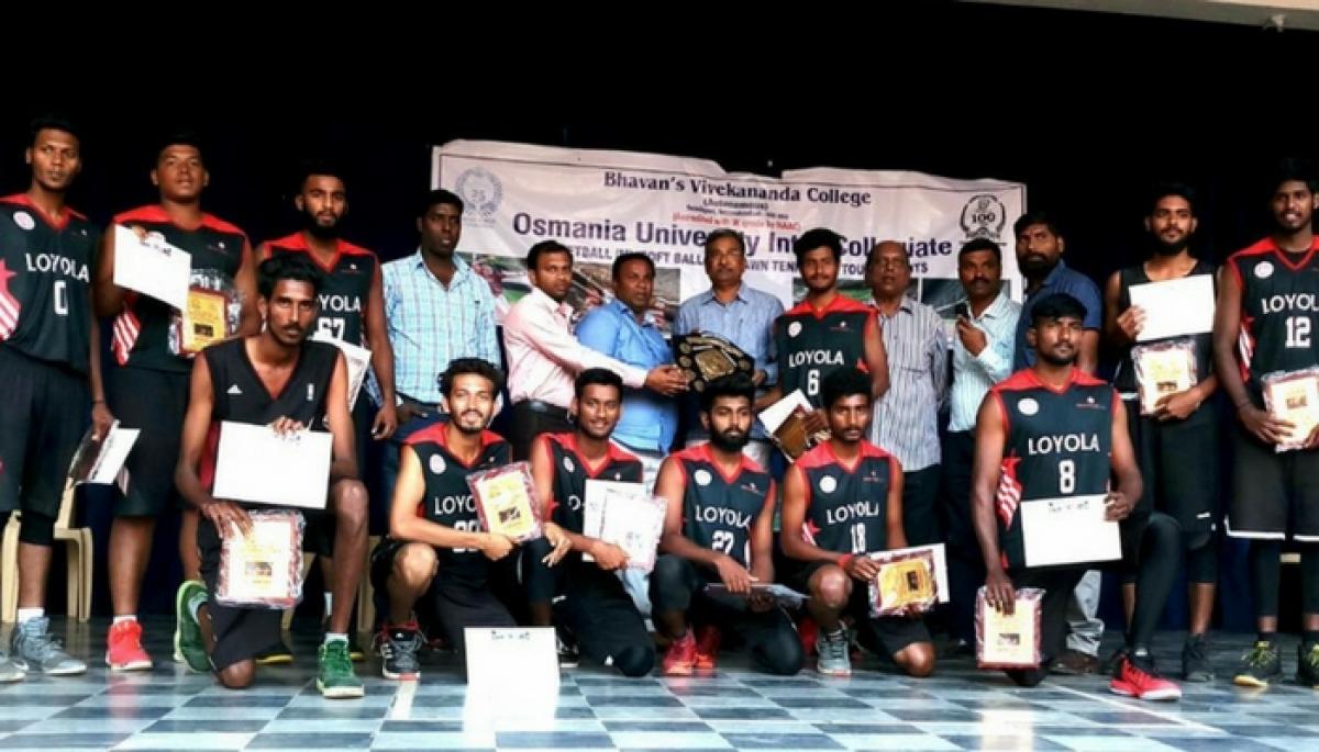 Loyola College men win Inter-college basketball title